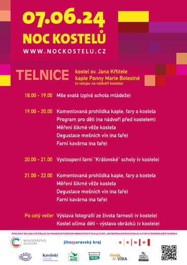 Pozvánka - Noc kostelů v Telnici a Újezdě