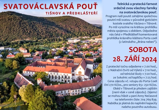 Pozvánka - Svatováclavská pouť